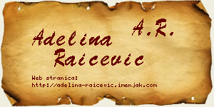 Adelina Raičević vizit kartica